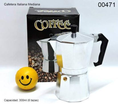 Imagen de CAFETERA ITALIANA DE ACERO 300ML 5.24